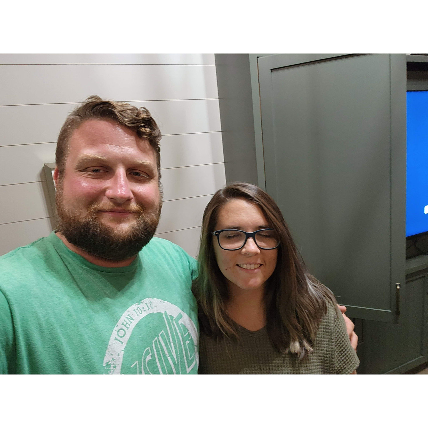 Our one-year dating anniversary!
