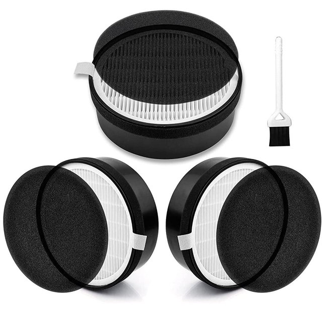 LV-H132 Replacement Filter for LEVOIT Air Purifier Replacement Filter LV-H132-RF, 3-in-1 H13 True HEPA Filter Replacement, 3 Pack