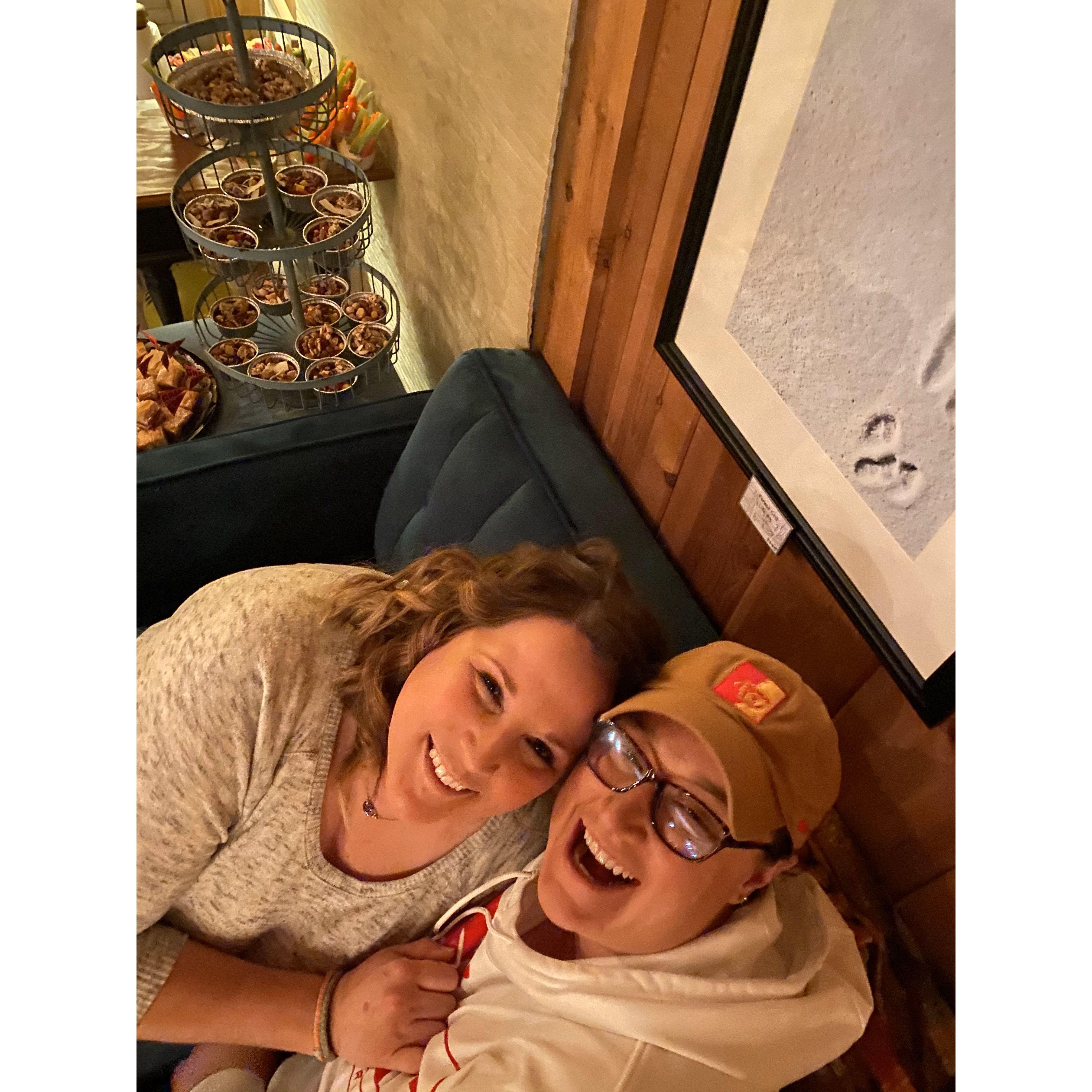 Amanda threw Abby a surprise MBA Graduation party!!!