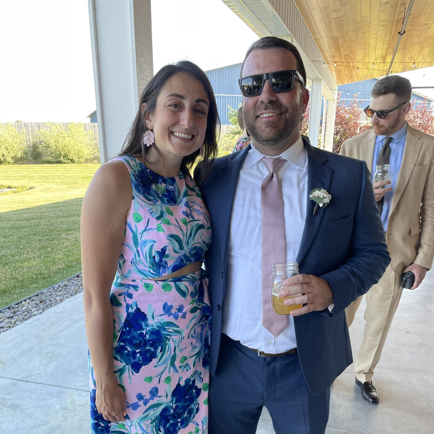 Our first wedding together. Gabby meets the Brighton Boys!