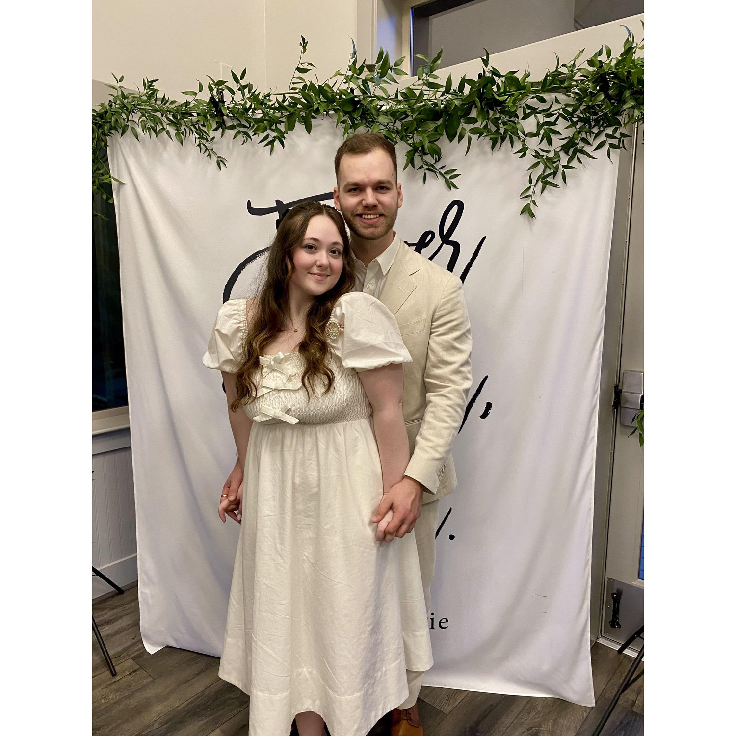 At our engagement party! 3.1.25