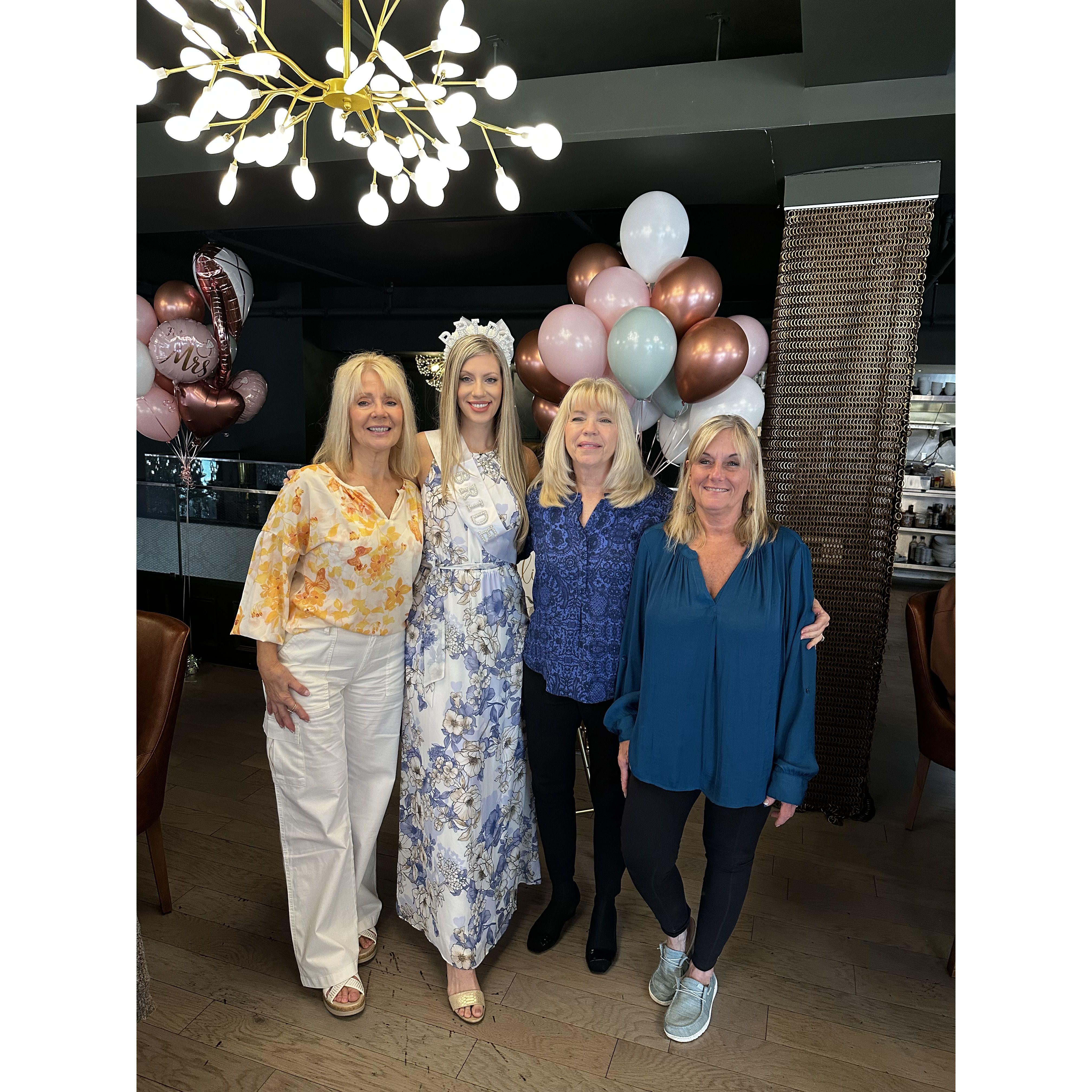 Julia's bridal shower with all the best ladies!