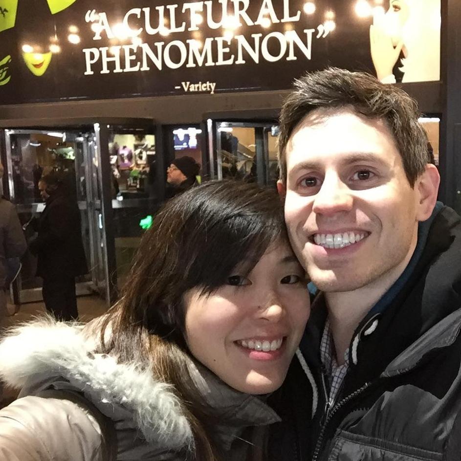 Sam surprised me with my favorite show on my 30th birthday, Wicked!! Jan, 2016