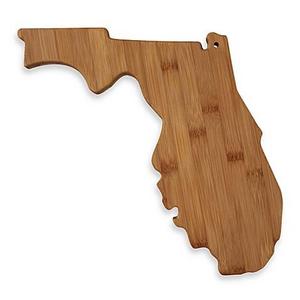 Totally Bamboo Florida State Shaped Cutting/Serving Board