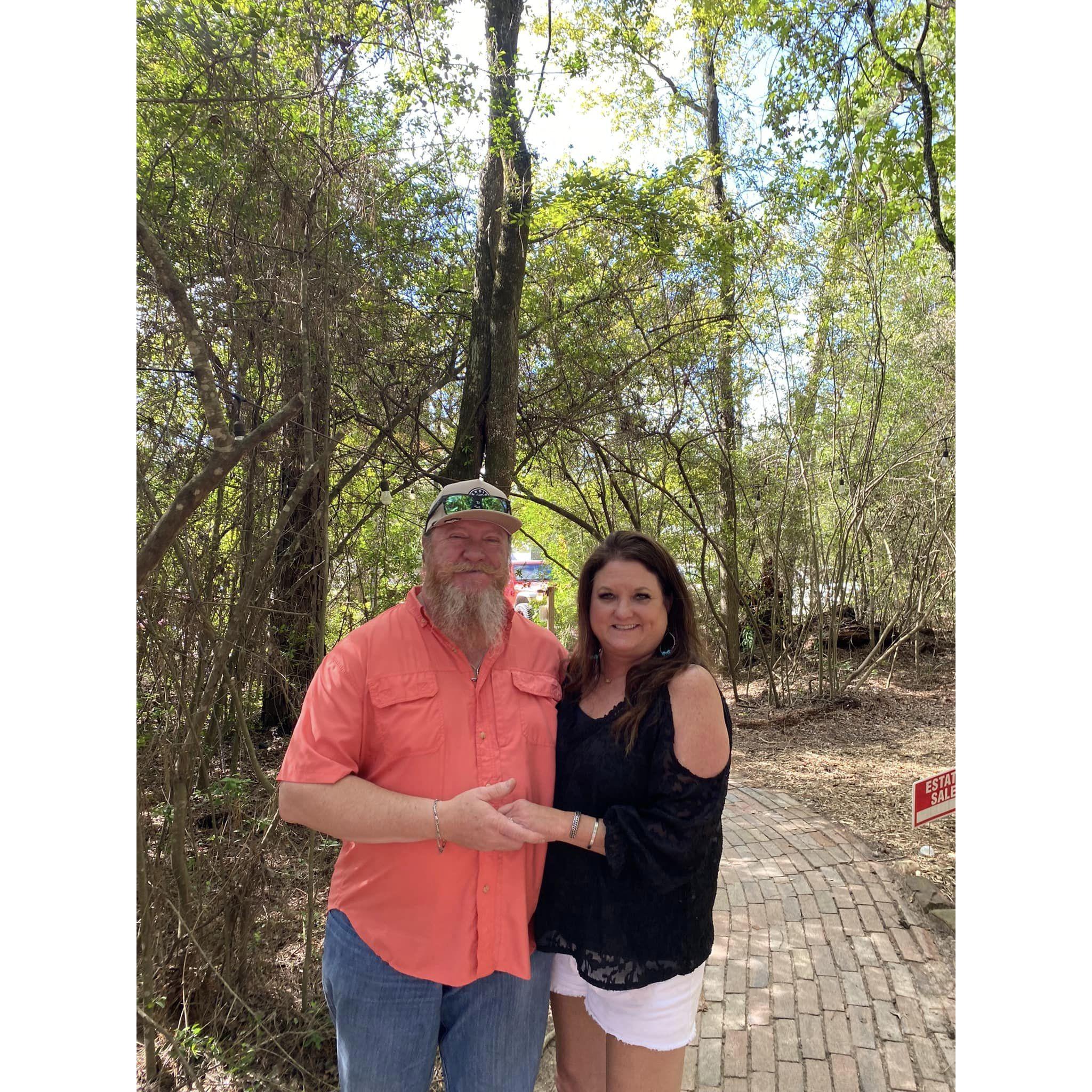 Great lunch at The Treehouse restaurant in Magnolia, Tx