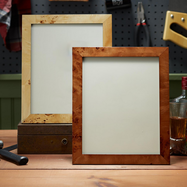 Burled Wood 8" x 10" Photo Frame