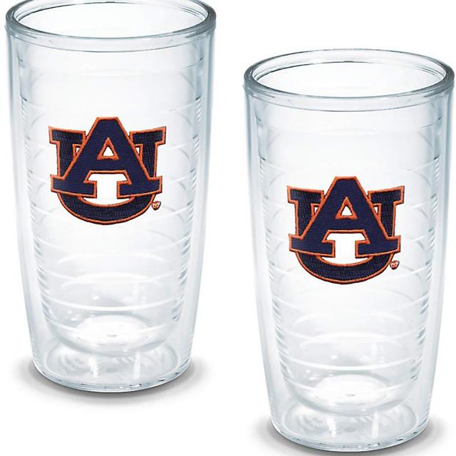 Tervis 1005819 Auburn University Emblem Tumbler, Set of 2, 16 oz, Clear