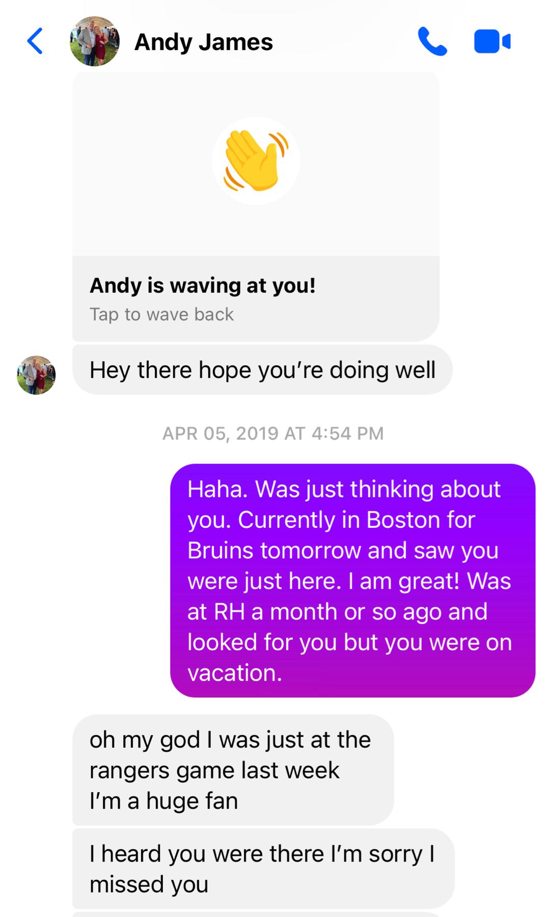 It all started with a wave…