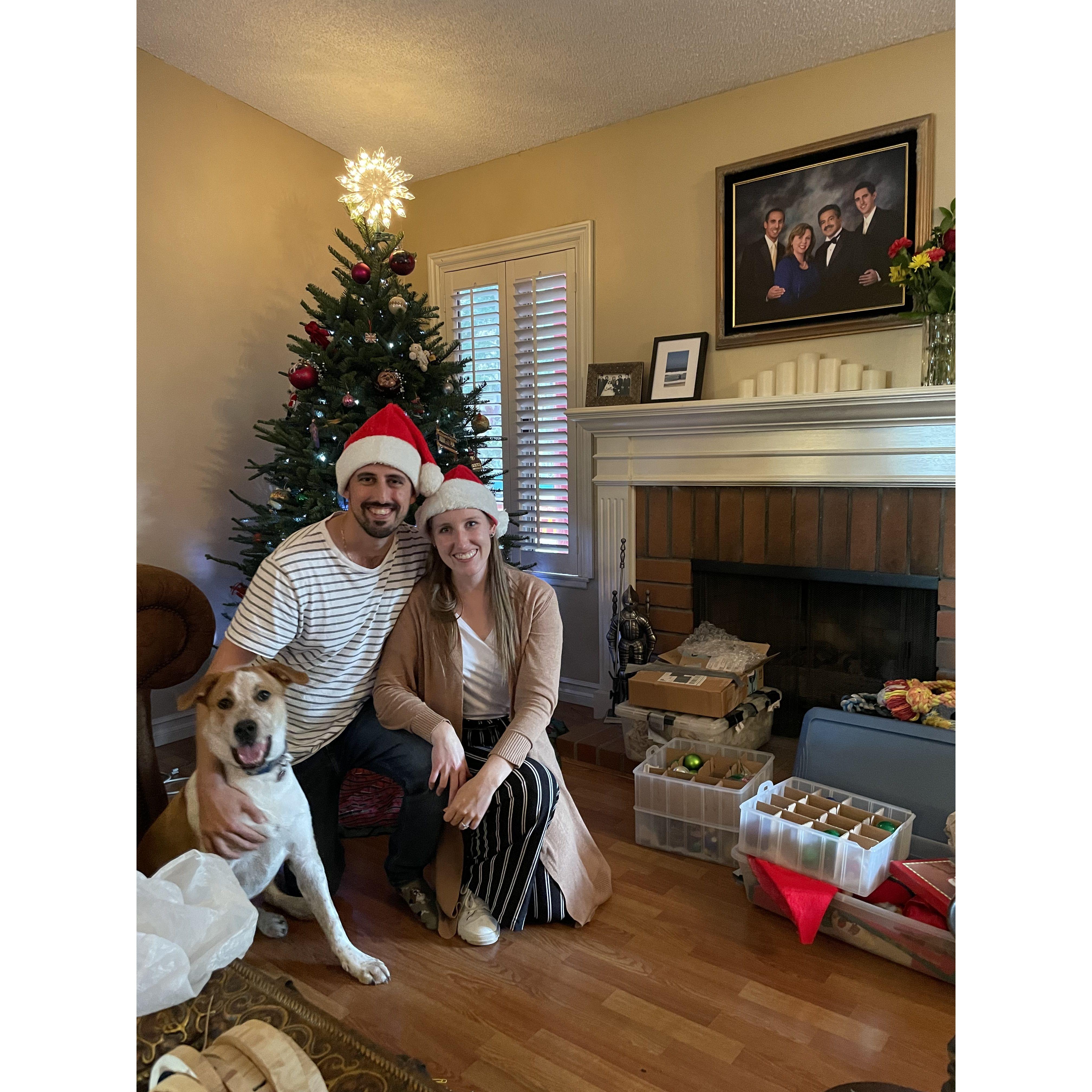 Our first Christmas engaged! 