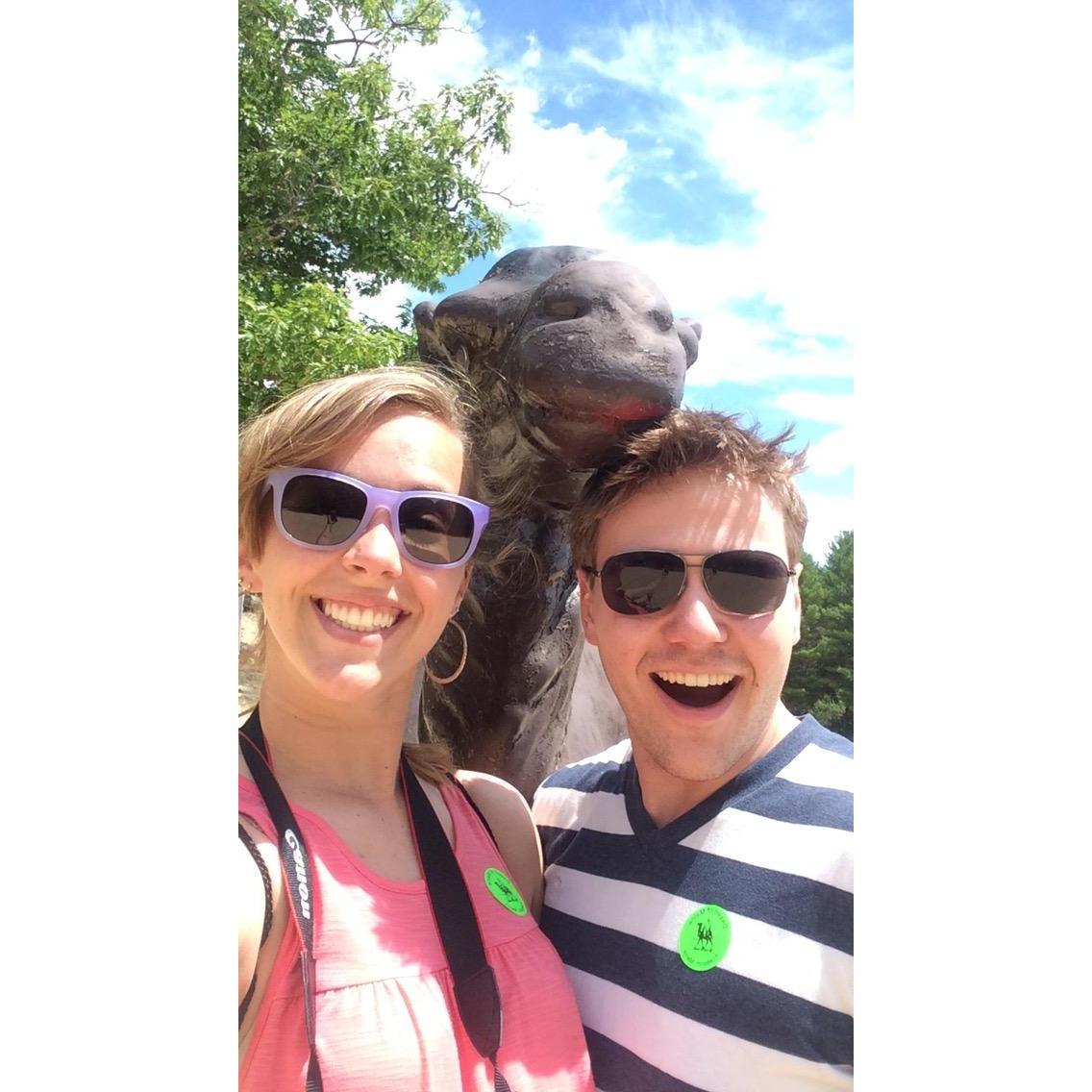 Camel friend in the Desert of Maine (7/16/2016)
