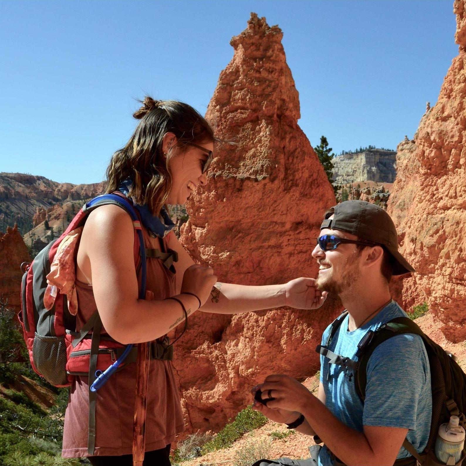 The proposal! Bryce Canyon National Park in Southern Utah