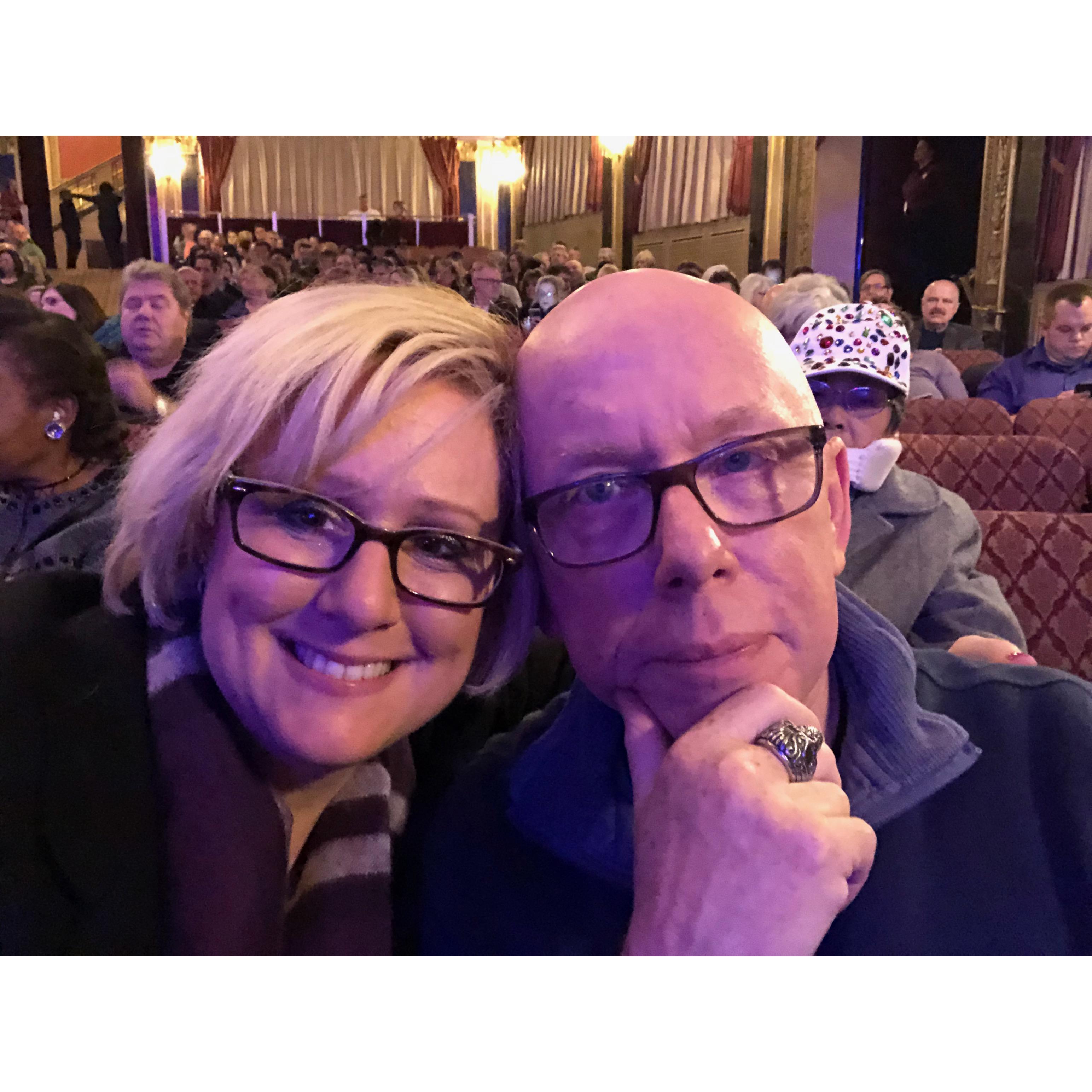 David Foster concert and Jenn's birthday dinner April 2018.