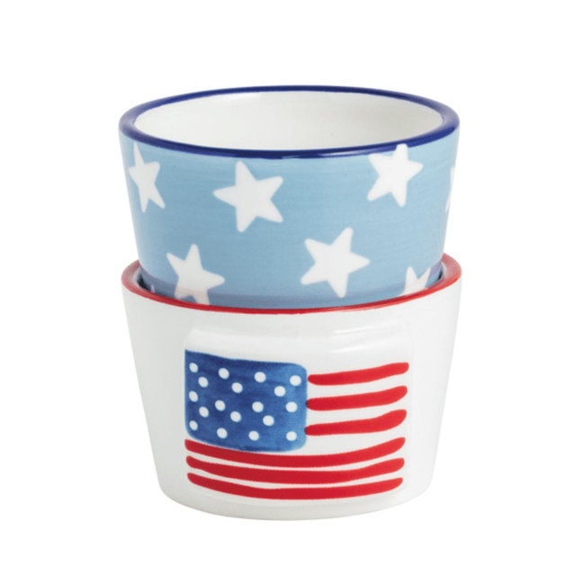 Flag Americana Ramekin Set