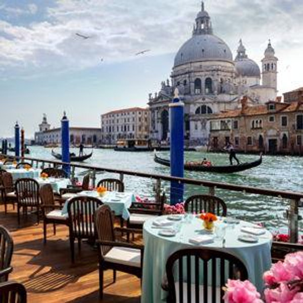 Dinner in Venice, Italy