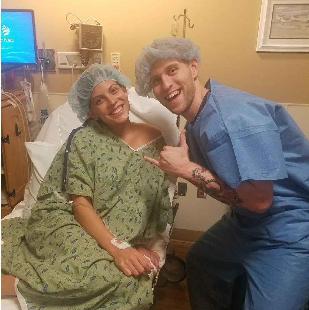 September 22, 2017- Fun Fact: 1 (Mckayla) did not want to take a picture... I was in SO much pain! LOL