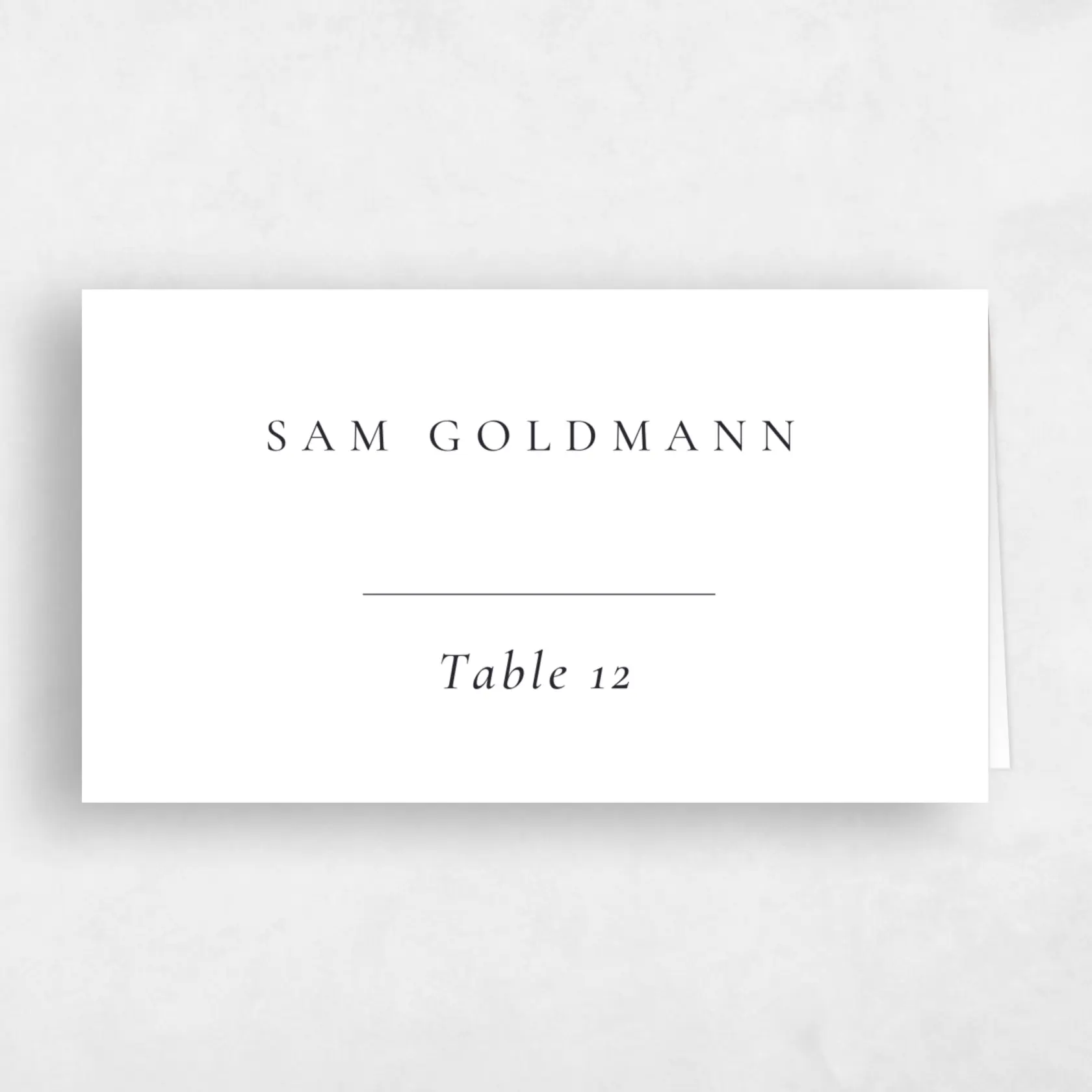 Place Card - Sloan preview