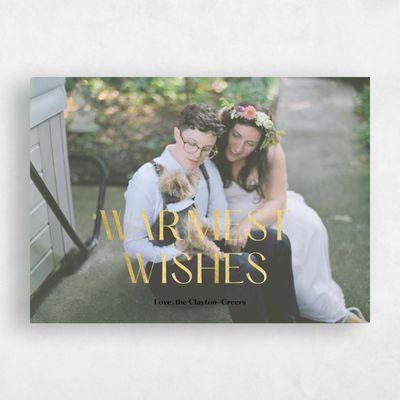 Black Holiday Card - Westville Foil