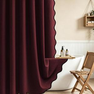 Shower Curtain - 72x84 - Burgundy