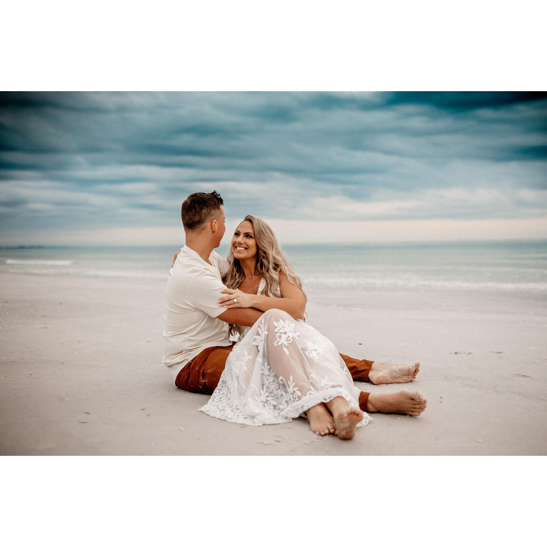 Siesta Key, FL Engagement Pictures: February 2024