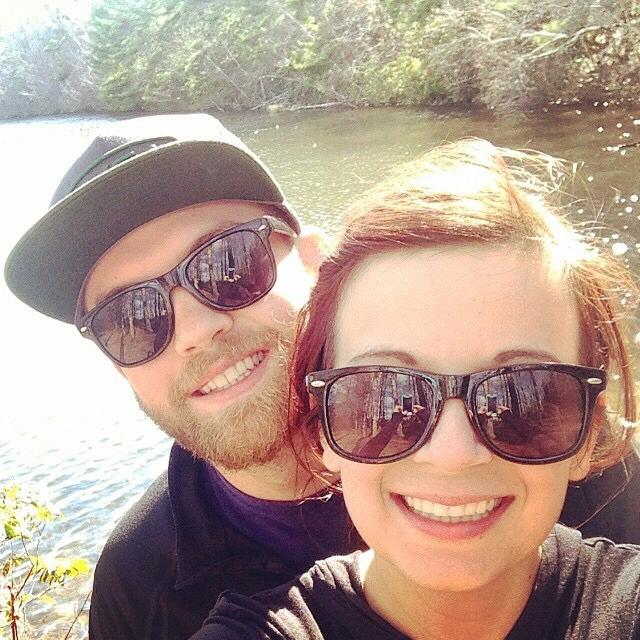 Our frst of many hikes together.