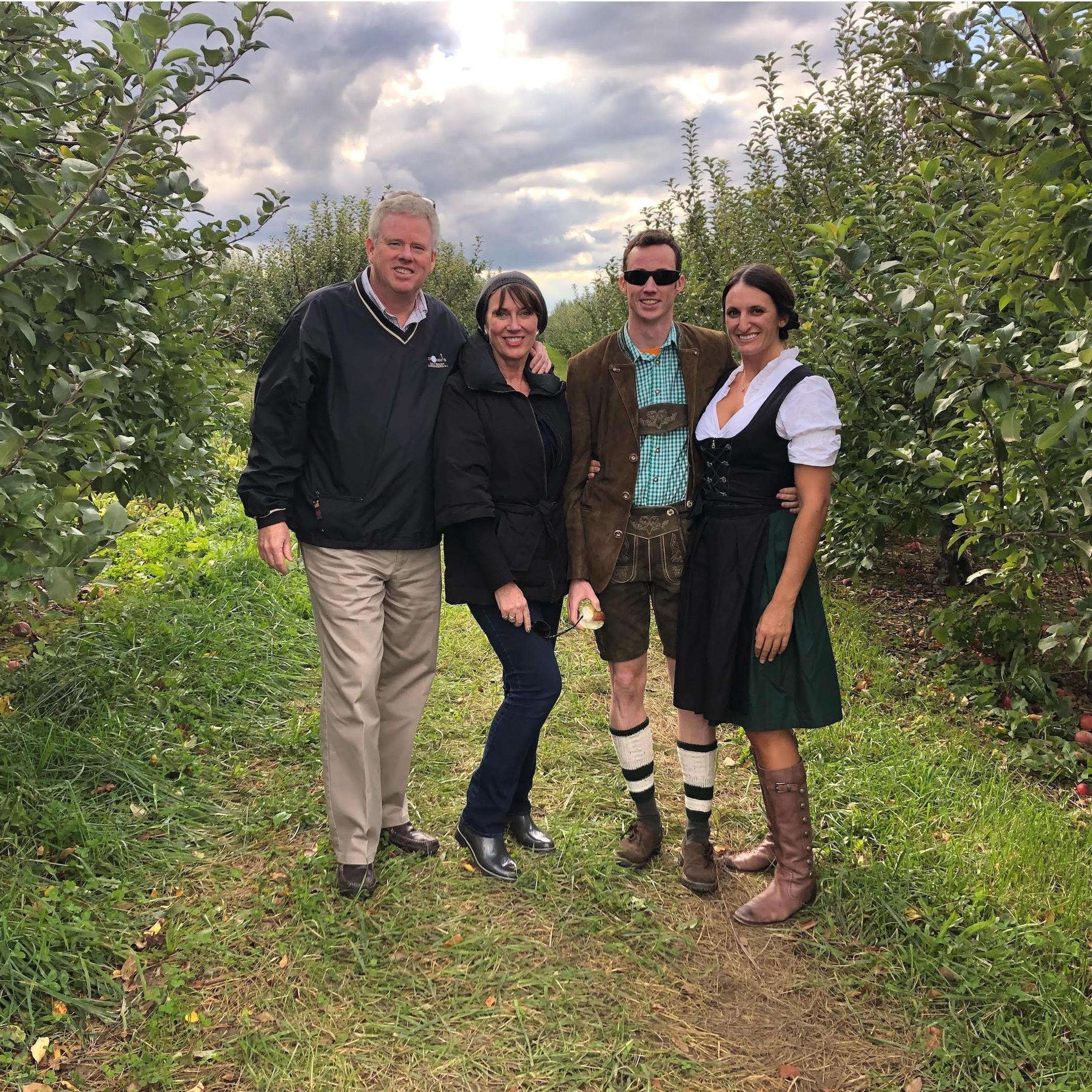 Lovely Autumn with the McClellan's picking apples