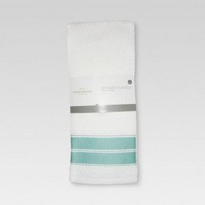 4pk Dish Towel Aqua - Threshold™