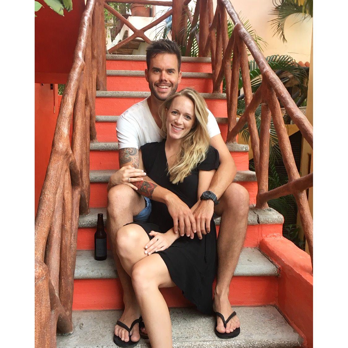 One of the many trips we've taken to Mexico to meet up while separated by borders. We thought we'd never make it out of the 'holiday couple' stage!