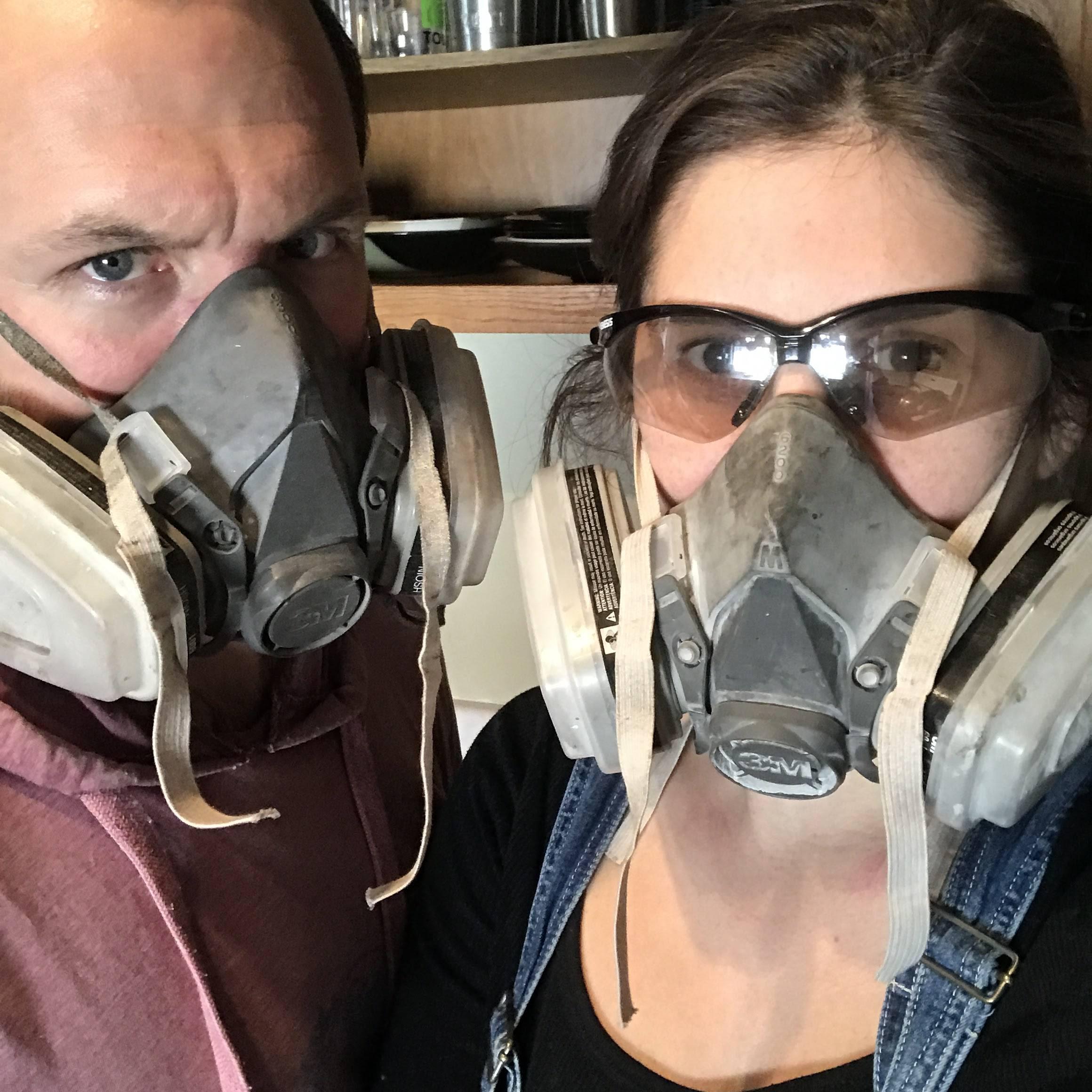 Back in SLC, working our butts off to do some major renovations on our house. This was early pandemic days when we had nothing to do but work on the house.