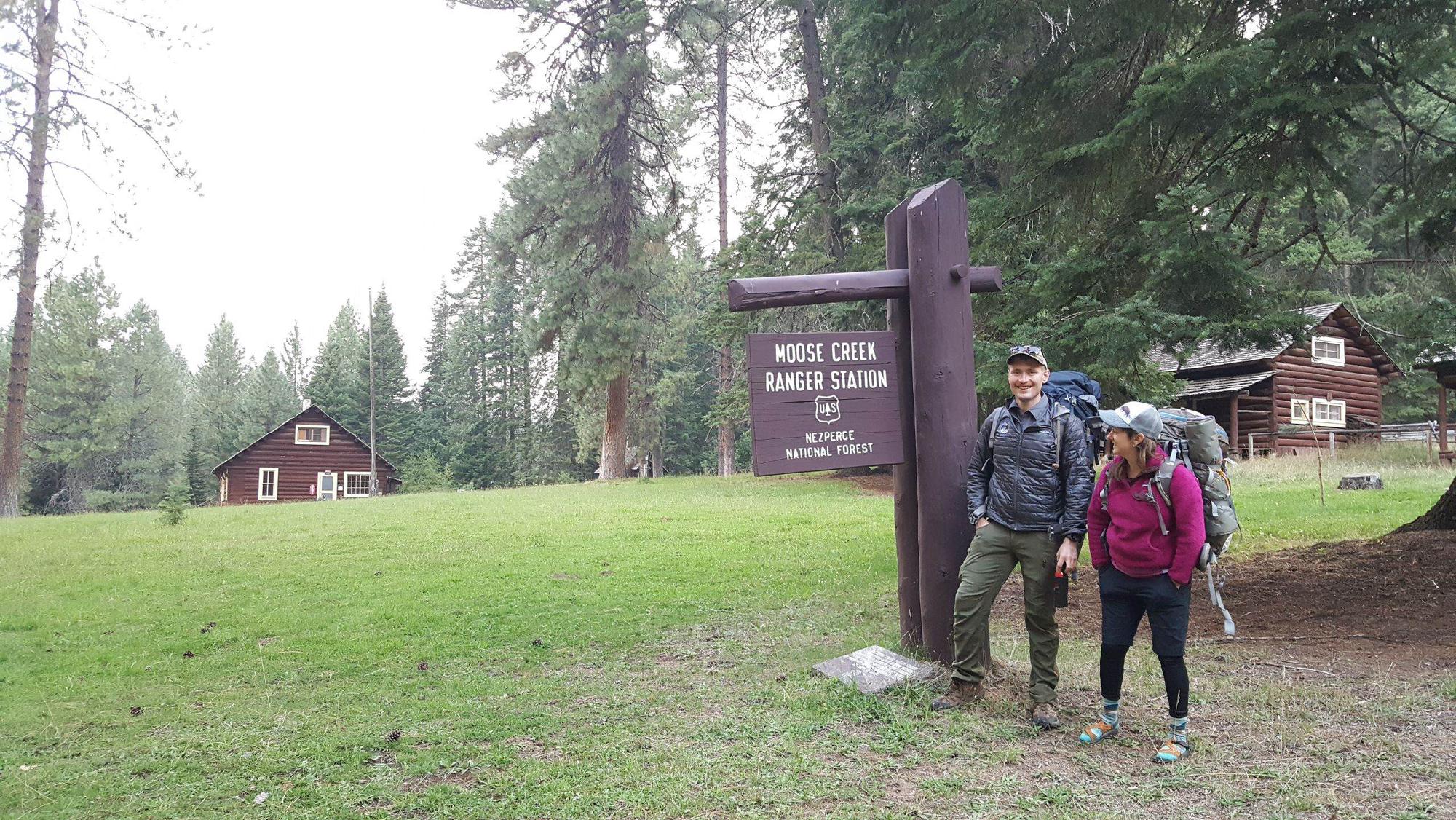 Moose Creek Ranger Station where Conrad worked