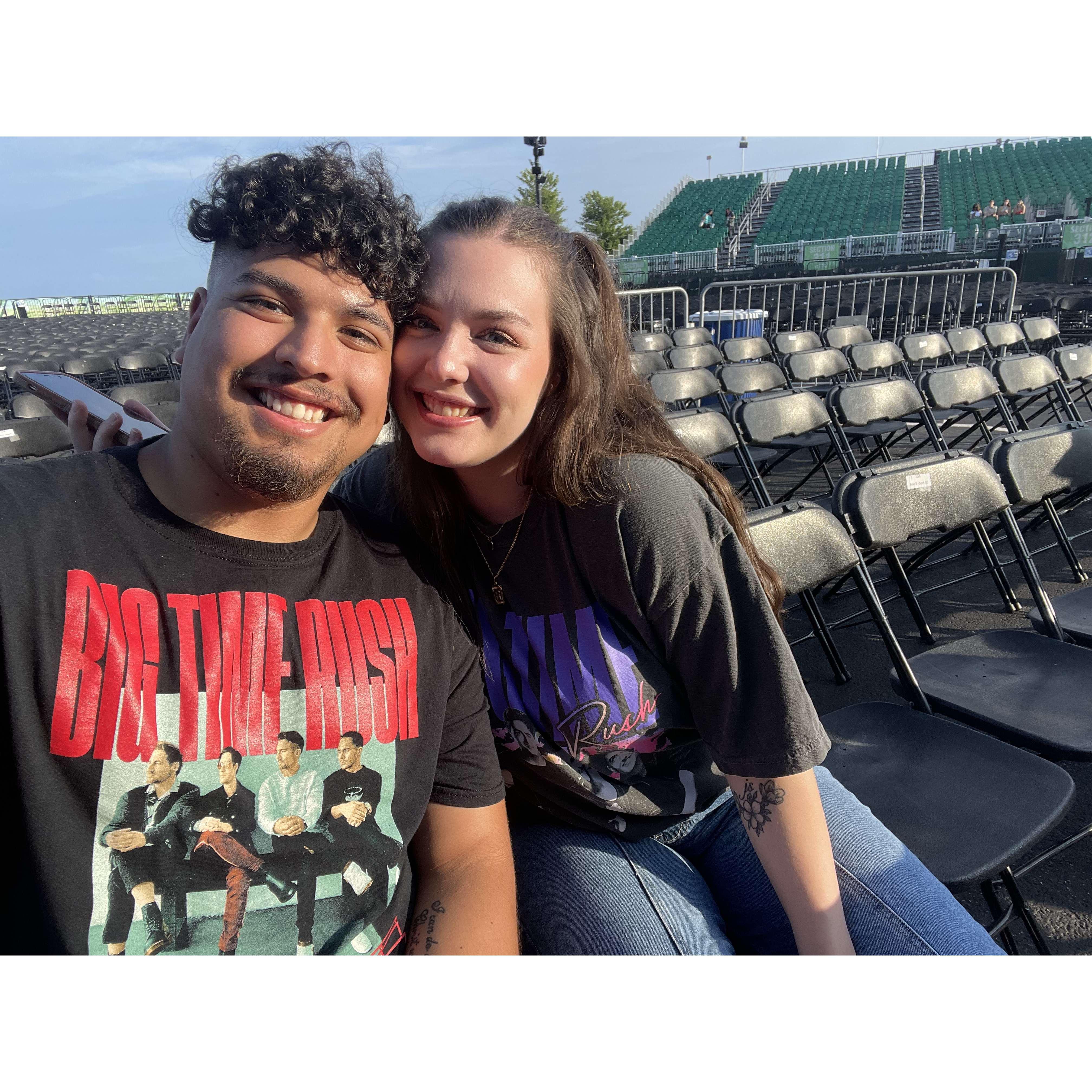 Big Time Rush concert! Jacob's first ever concert.