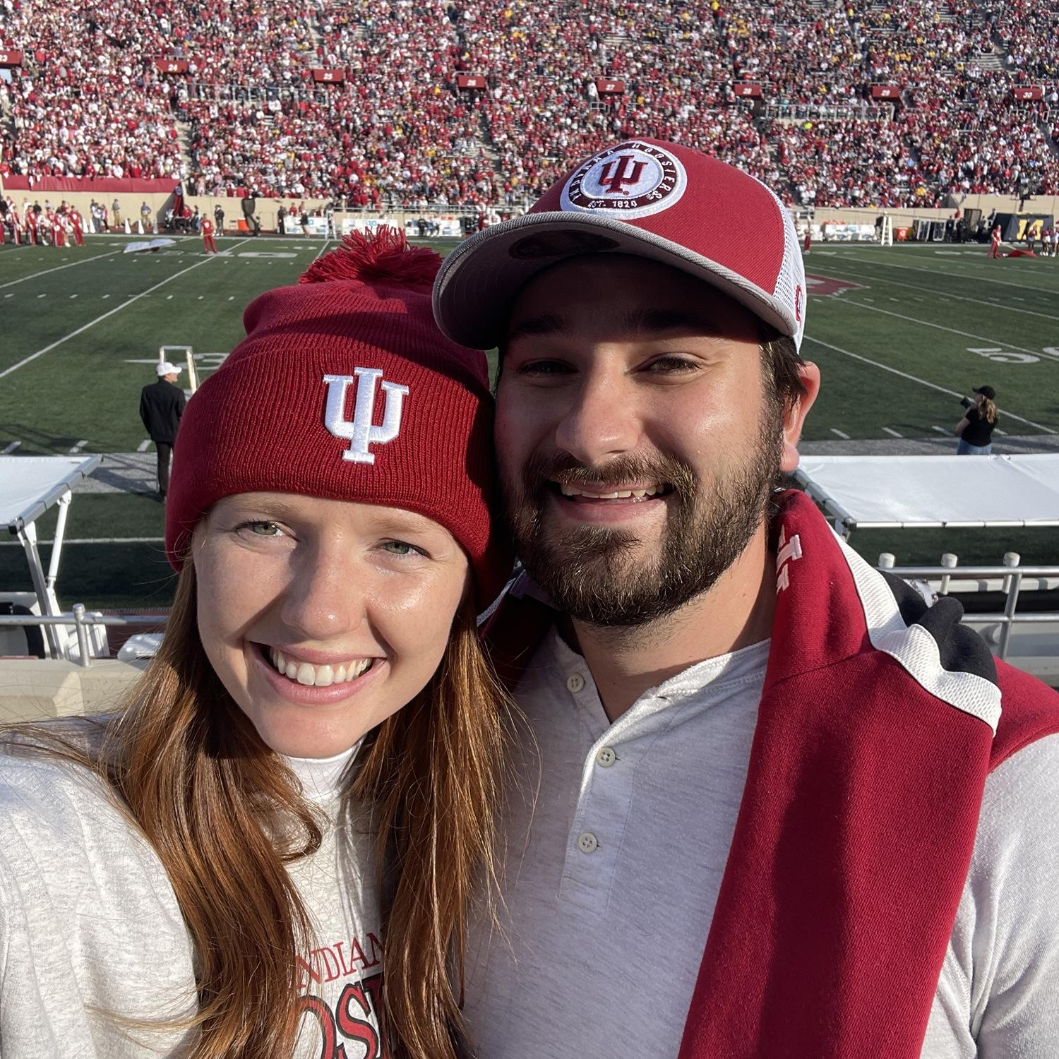 Mackenzie's first visit to IU! Go Hoosiers!
