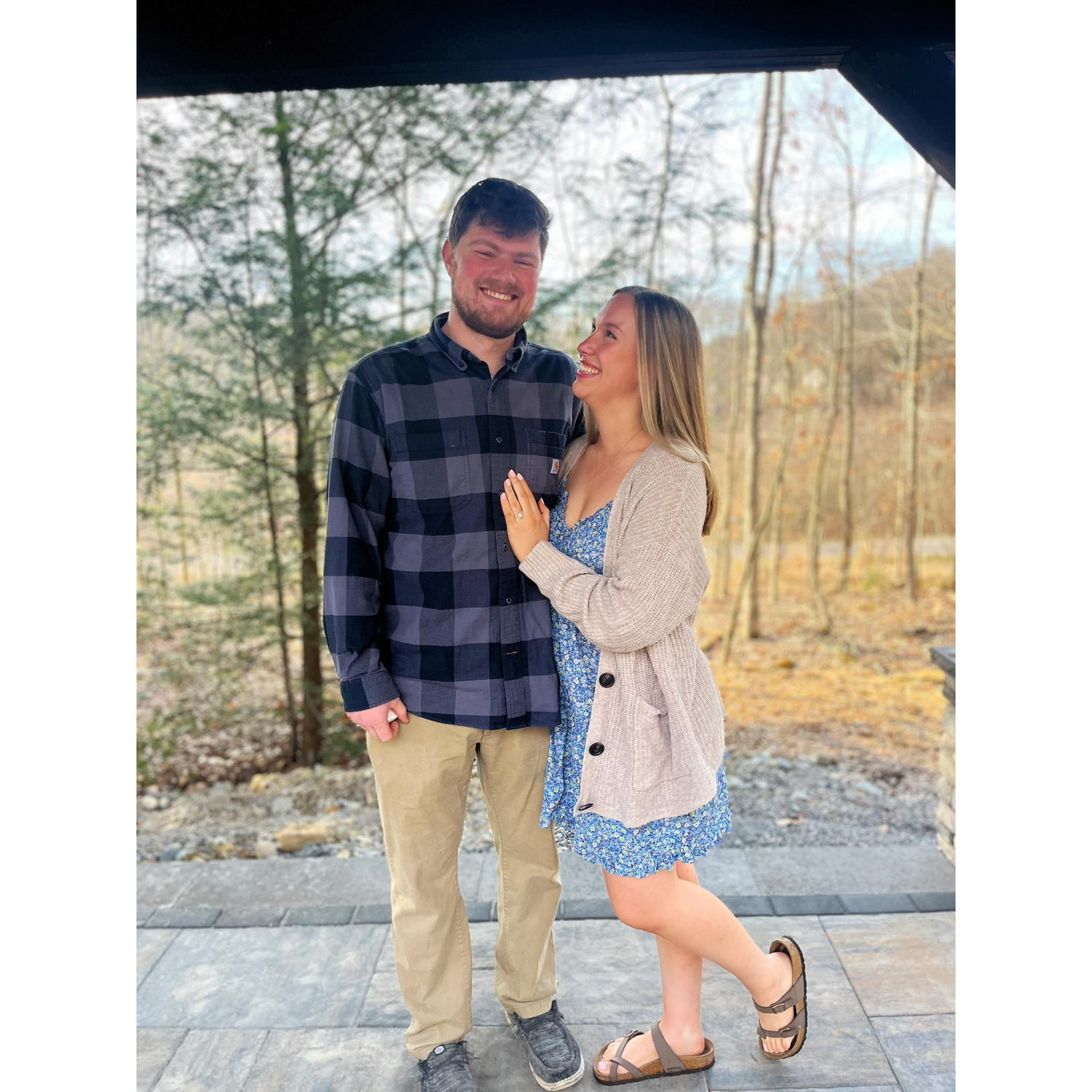 Right when we got engaged.