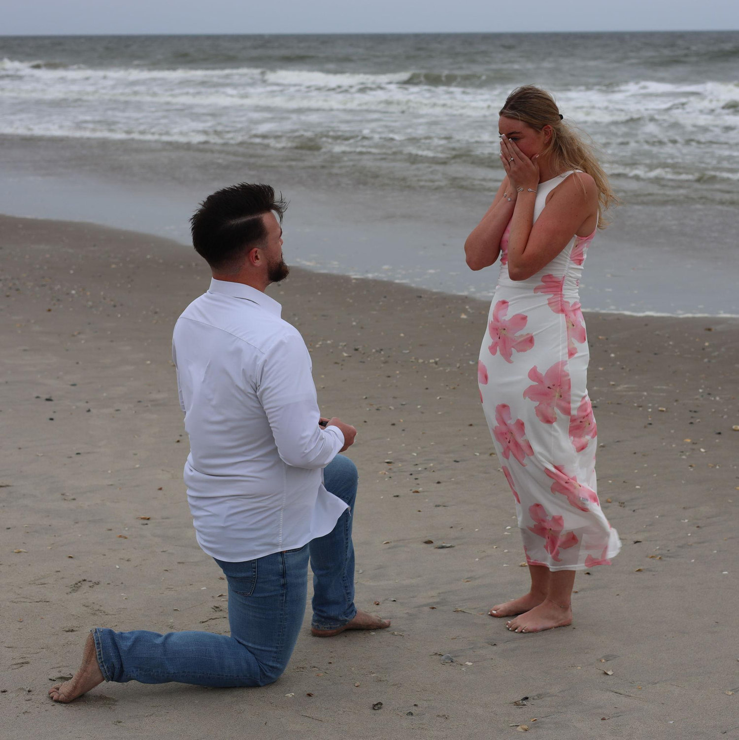 Jake on one knee!