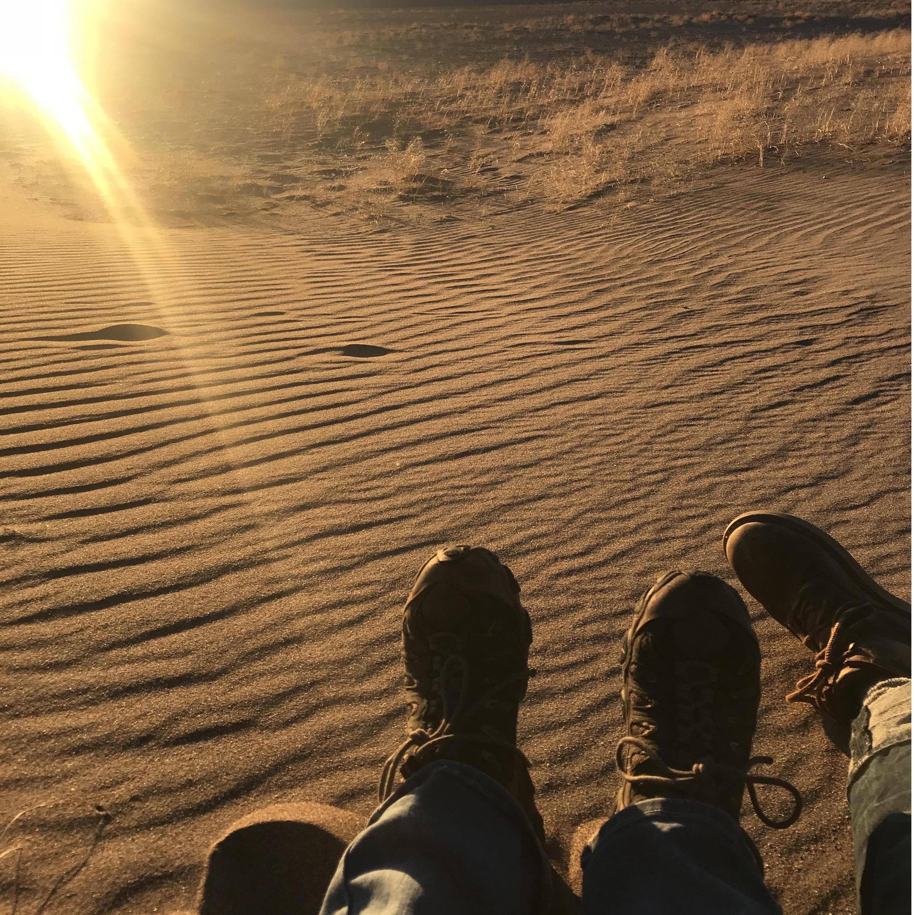 Catching a sand dune sunset in Great Sand Dunes