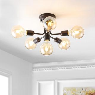 Marcel 6-Light Globe Bistro Flush Mount