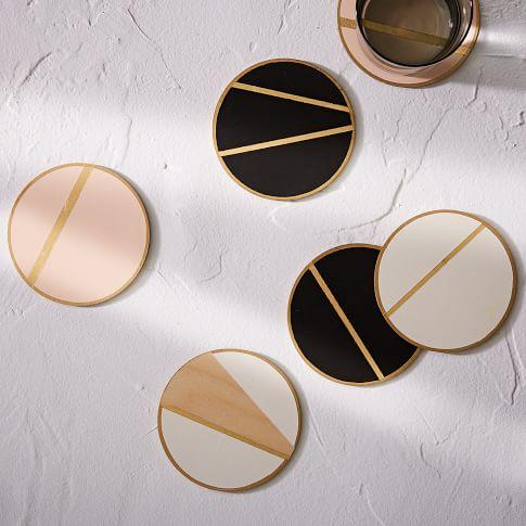 The Vintage Vogue Linea Coasters (Set of 4)