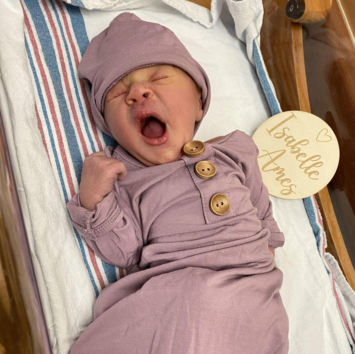 Isabelle Ames Mancini was born May 2021