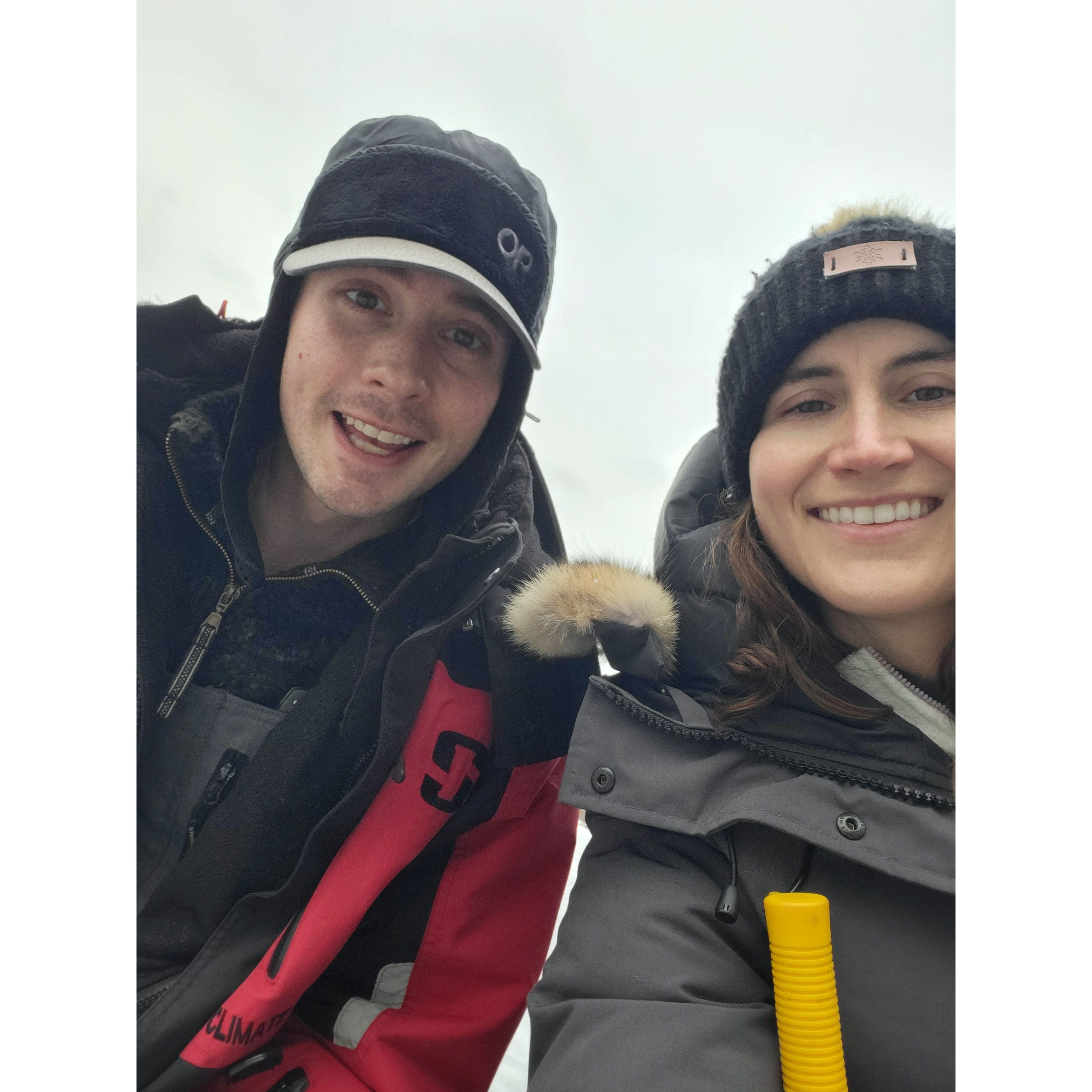 Ice Fishing in Windham, ME 2023