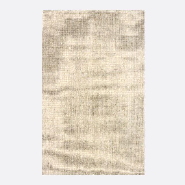 Jute Boucle Rug, 2'x3', Flax