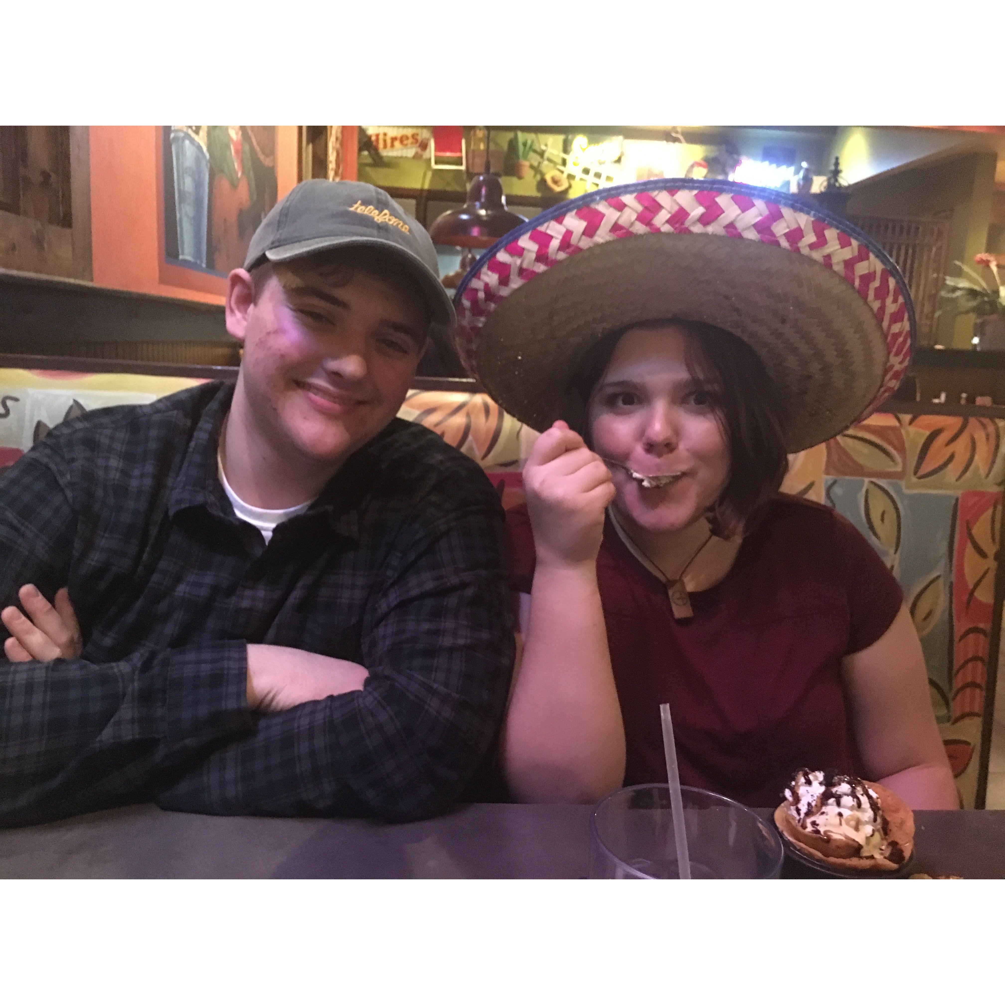 The first of Colleen's Birthday they celebrated together