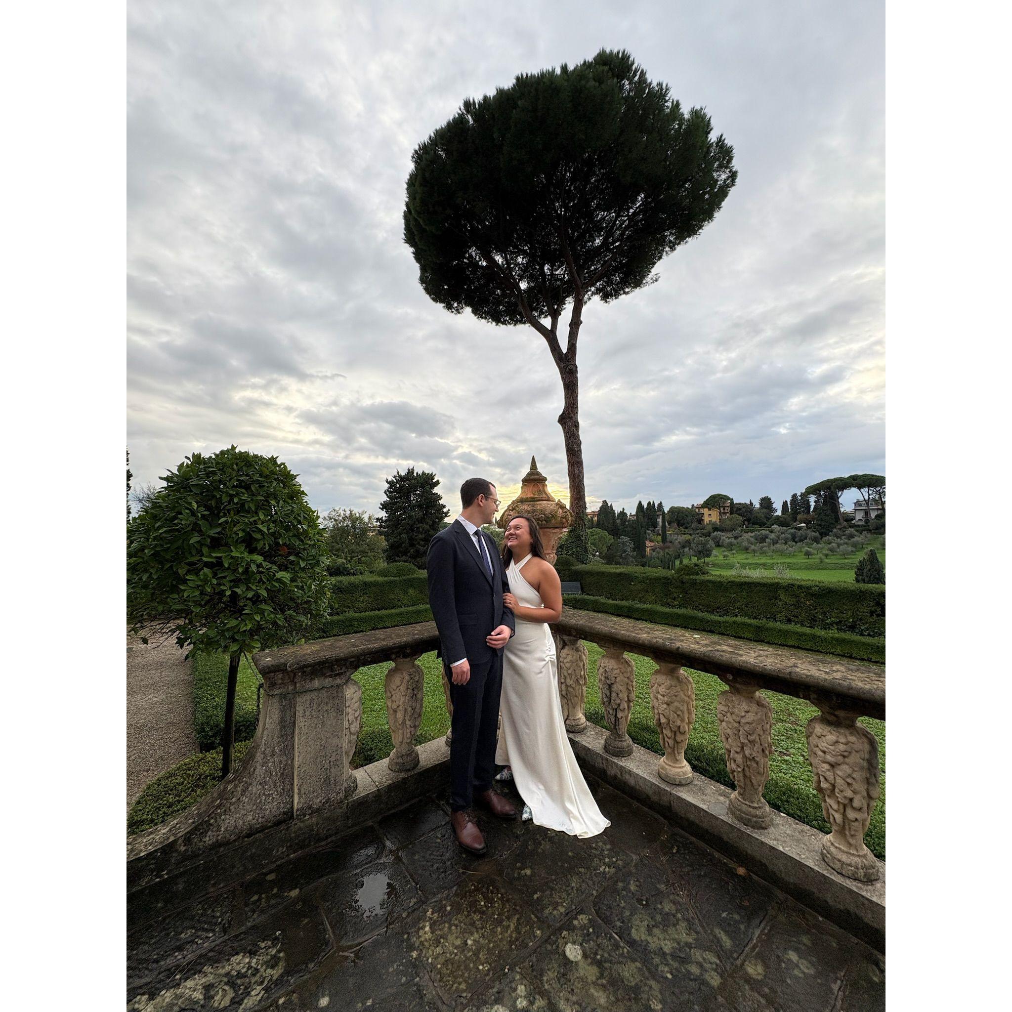 Back where it all started! In October 2024 we made our way back to the very campus where we met in Florence and got to walk down memory lane.