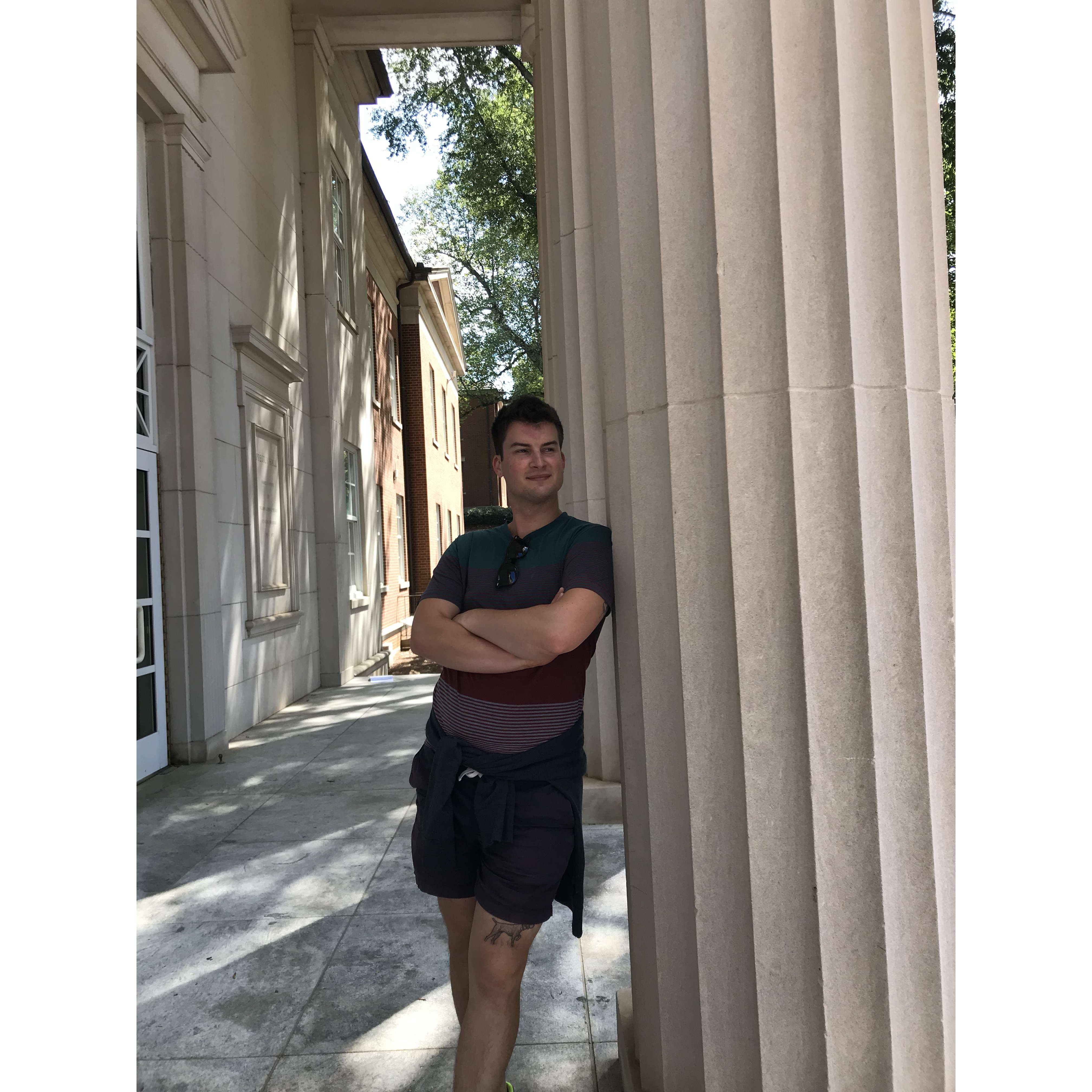 Matt takes his Westminster senior portraits