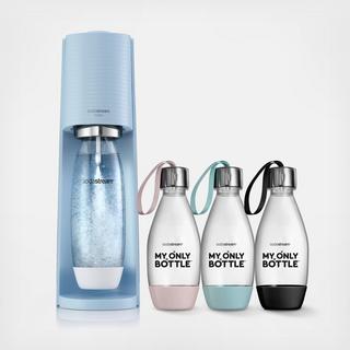 Terra Sparkling Water Maker Kit with To-Go Bottles