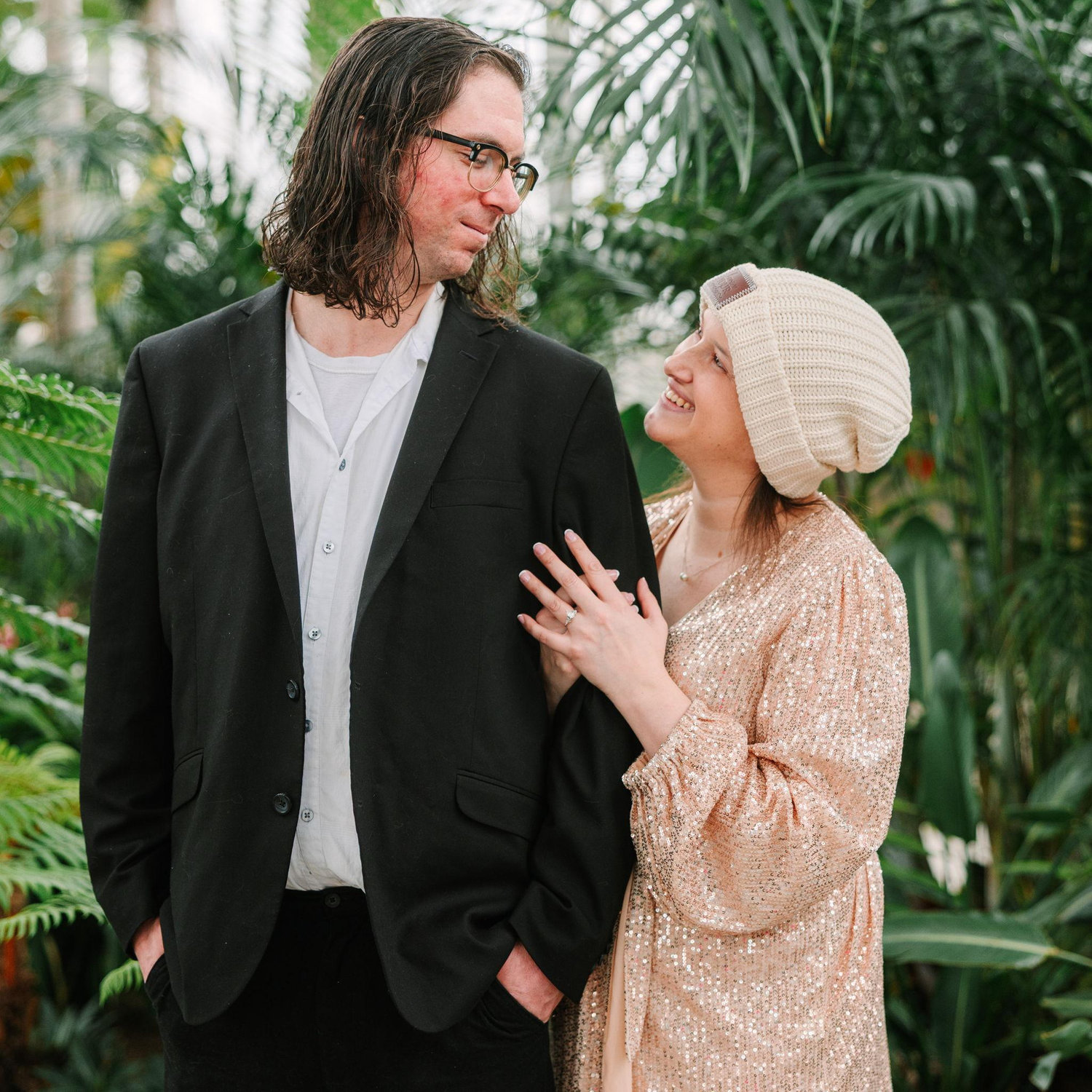 Thank you to our wonderful photographer, a close friend, Lauren Schlesselman of Lauren Nicole Imagery for capturing our engagement pictures at the Jewel Box and The Muny in Forest Park!