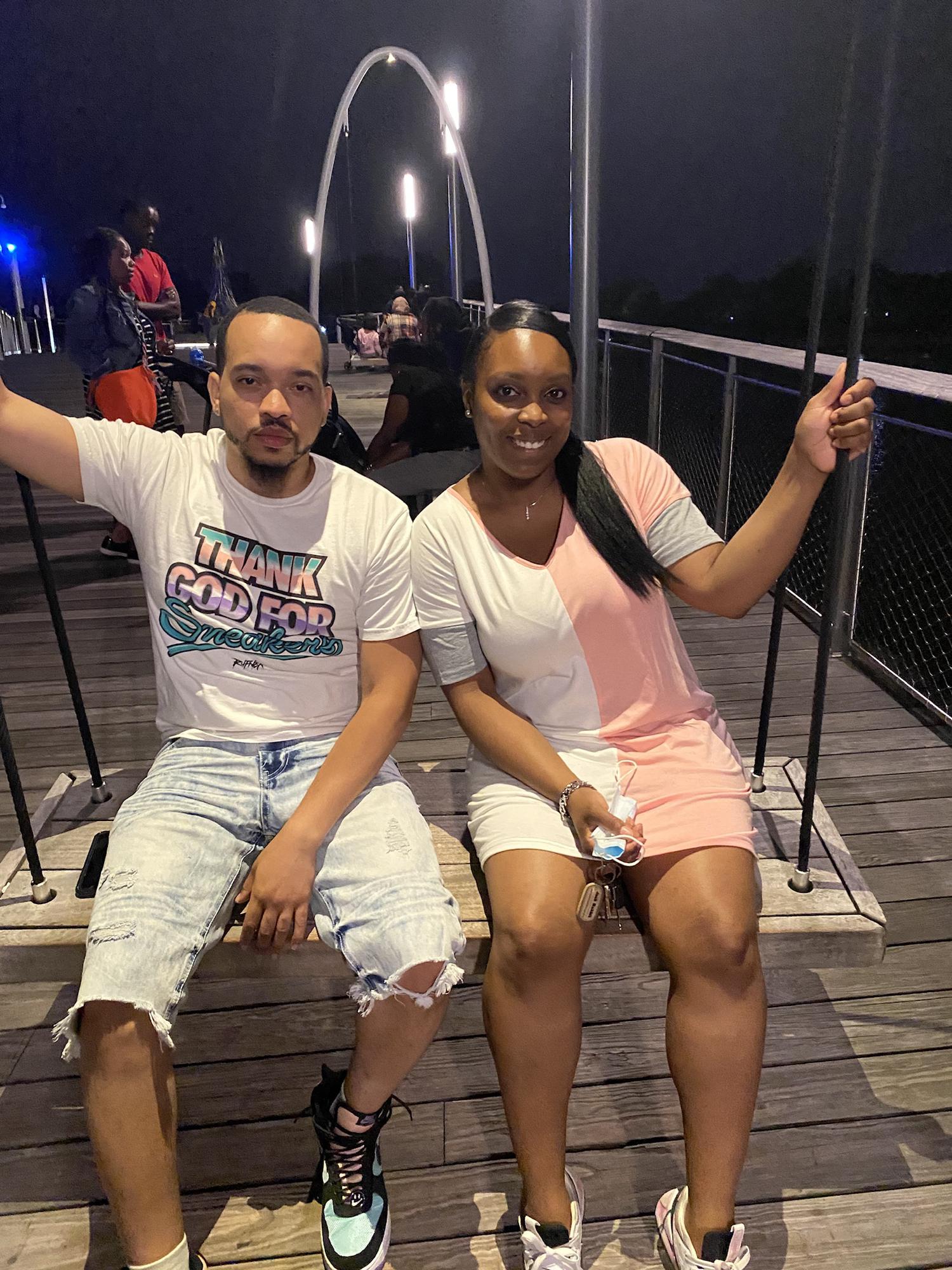 Late night chill down at the wharf