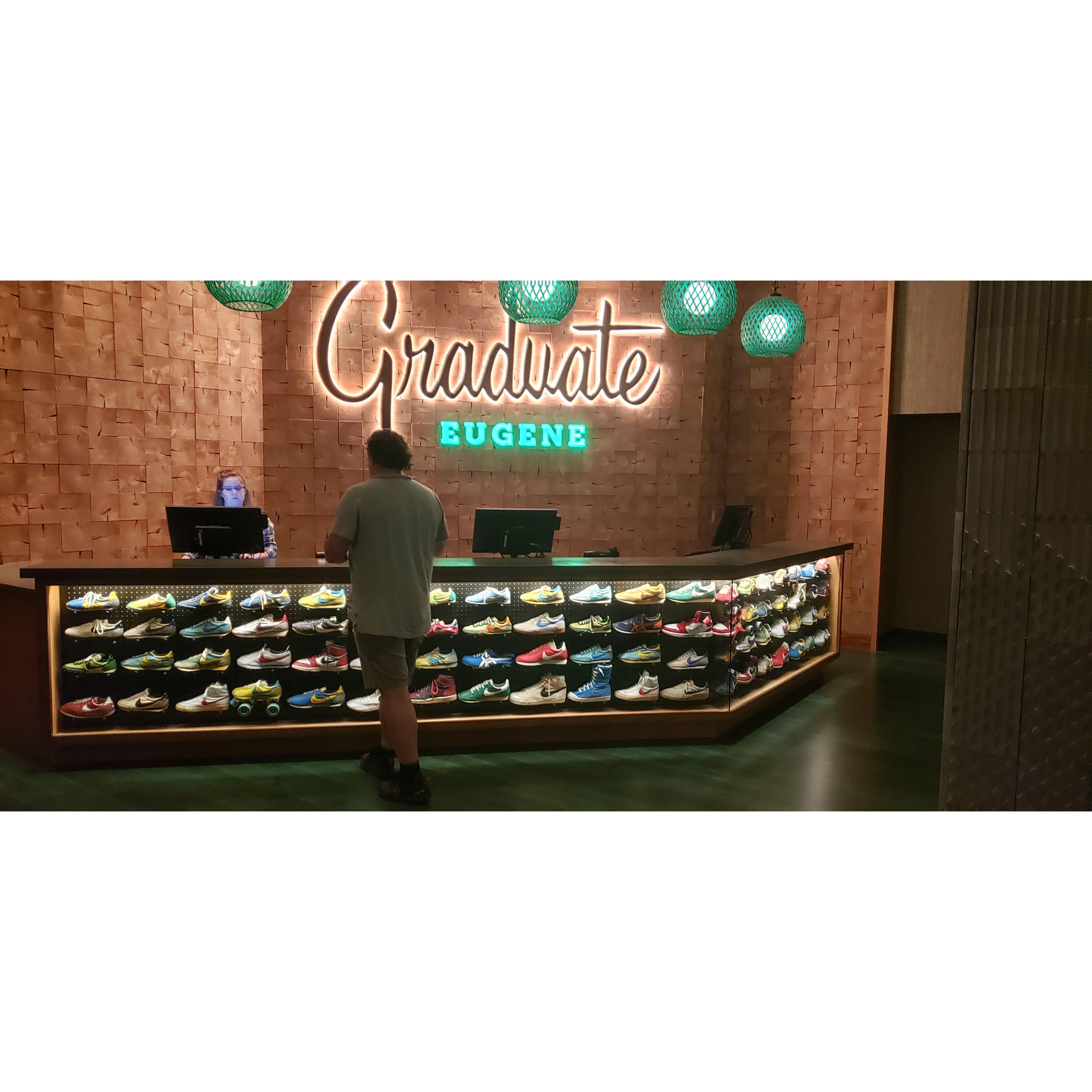 Amazing eclectic Graduate Hotel in Eugene, OR.