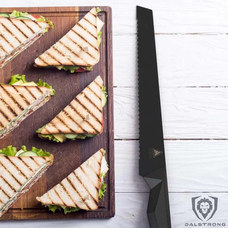 Bread Knife 9" | Shadow Black Series | NSF Certified | Dalstrong ©