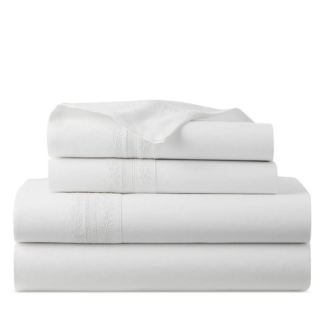 Ralph Lauren Miriah Cotton Percale Flat Sheet, King