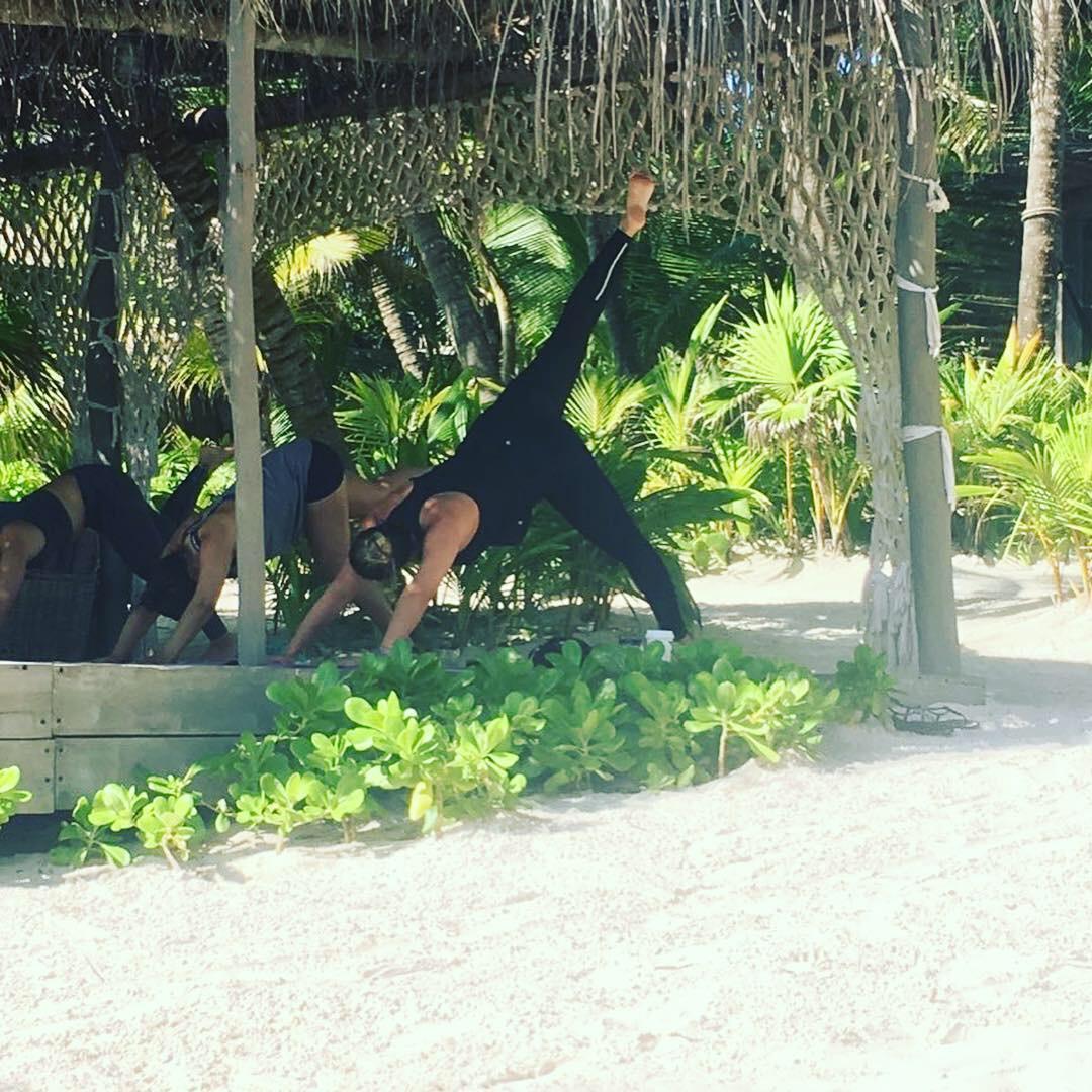 Yoga at Nomade Tulum
