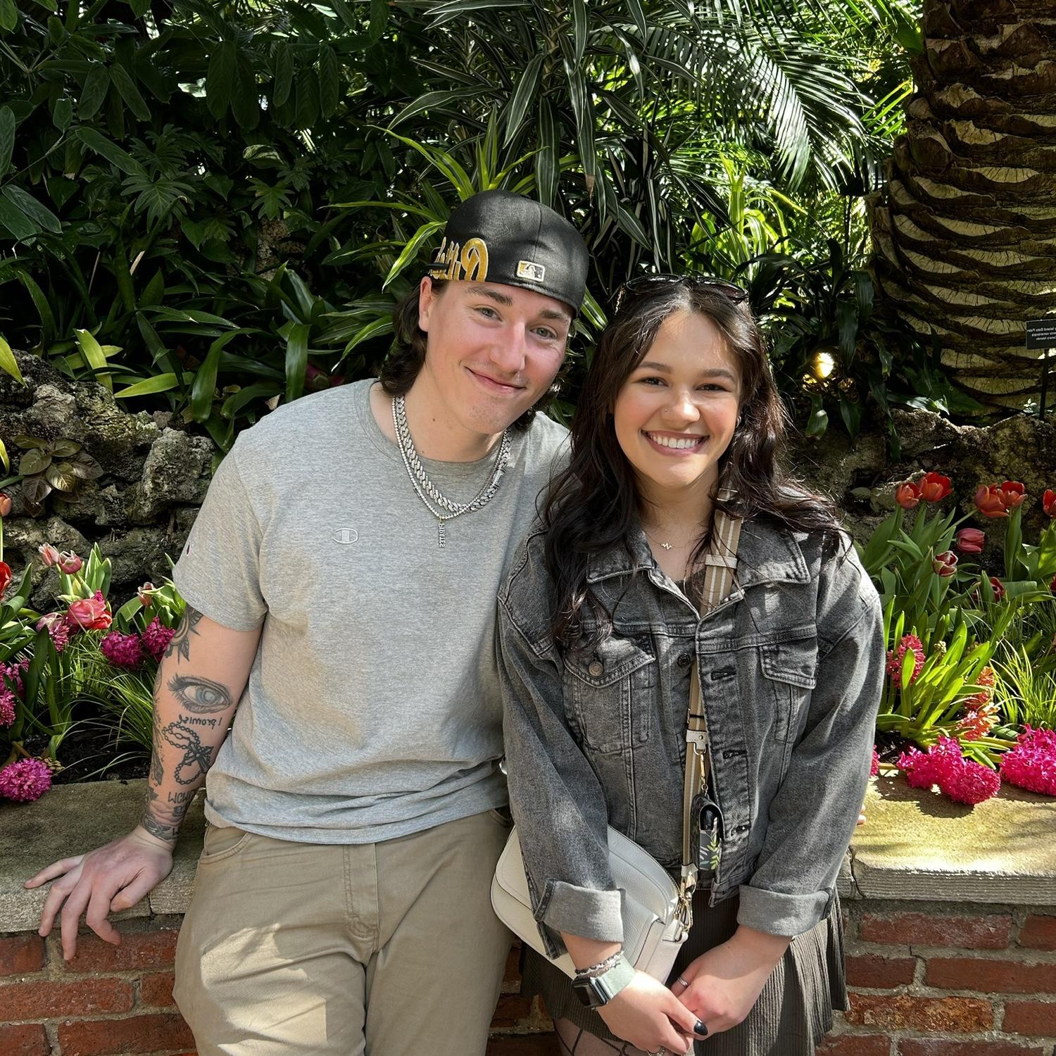 Our first date! Phipp’s botanical garden in Pittsburgh